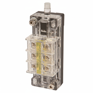 Terminal de Soldadura de Plástico y Metal para Electrodomésticos, Negro, 33.6*17.6MM, 250V, Mecánico, IP40, Vietnam, 10(3)A, TUV, 1NC, para Botón Pulsador - Product Image 1