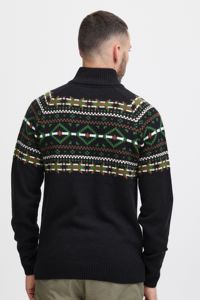 Personalizado FNJIA Inverno Padrão Engraçado Clássico Jacquard Jumper Manga Longa Pulôver Meia Zíper Camisola Feia Do Natal Dos Homens