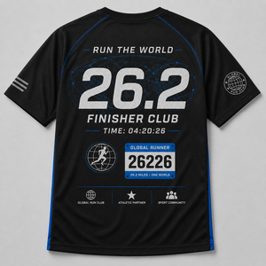 Camiseta Personalizada para Maratón 26.2 del Club Global Runner, Uniforme de Competición para Equipos Internacionales - Product Image 3