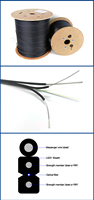Kabel Serat Optik Luar Ruangan 1 Inti 3 Baja G657A1 Kabel Komunikasi