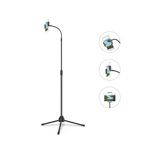 Support de téléphone à col de cygne support de tablette pour <span class=keywords><strong>iPad</strong></span> noir support de tablette de <span class=keywords><strong>lit</strong></span> paresseux 360 degrés - Product Image 2