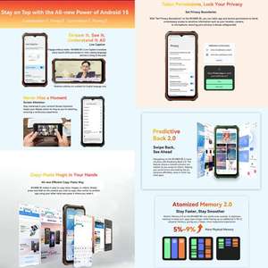 <span class=keywords><strong>Blackview</strong></span> BV4800 SE สมาร์ทโฟน4GB + 64GB 6.5 "OLED 120Hz 120W ระบบชาร์จเร็วแอนดรอยด์15 OCTA core 4G OTG NFC - Product Image 4