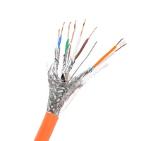 Ethernet Cat6 jaringan kabel SFTP Lszh Cat7 terlindung luar ruangan 1000FT Lan Cat 8 wire
