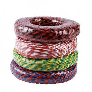 ツイストペアRVS電源ケーブル <span class=keywords><strong>2</strong></span>芯 <span class=keywords><strong>2</strong></span>×<span class=keywords><strong>2</strong></span>.5mm² フレキシブル無酸素銅線 300V 警報システムインターホンビル用 - Product Image 5