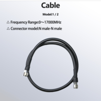 Cable Coaxial RF de Baja Pérdida con Conector SMA N MMCX, Cable de Alimentación con Alta Protección para Sistemas RFID, IoT Industrial, Antena RF Inalámbrica