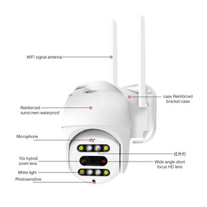 EW roduct 101010X oom 1080p arecam ro UAL ENS ight iision ututdoor ireless ececurity iFi amera - Product Image 2