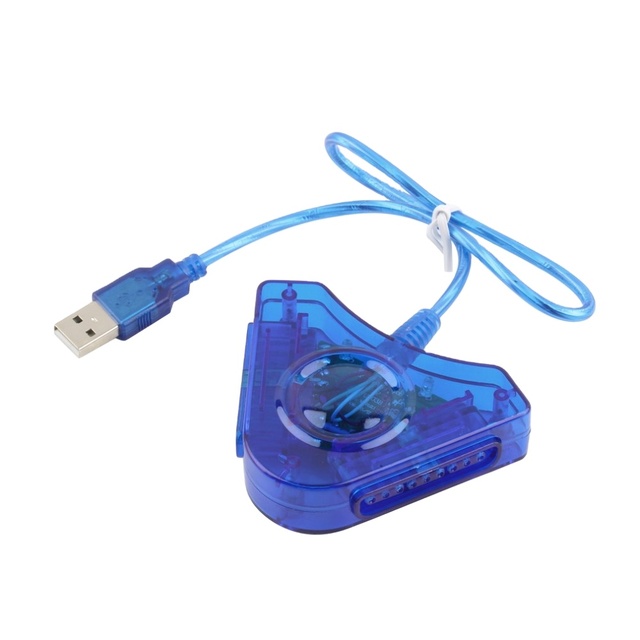 Wholesale USB Adapter Converter With CD Driver for PS2 Gamepad Controller