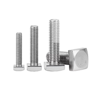 GB35 304 Stainless Steel Square Head Bolt Heavy Duty Structural Rod for Construction Engineering
