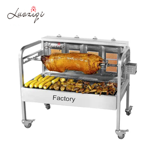 Parrilla de gas para <span class=keywords><strong>barbacoa</strong></span> con motor eléctrico modernizado Parrilla ahumadora independiente Asador de fuego de carbón <span class=keywords><strong>Barbacoa</strong></span> de gas para exteriores - Product Image 1