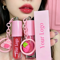 Ensemble de gloss à lèvres liquides mignons à marque privée, effet mat, pailleté, végétalien, waterproof, longue tenue, hydratant, huile à lèvres minérale scintillante