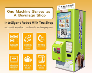 QRコード/クレジットカード支払い機能付きの全自動ミルクティー/コーヒー/ジュース自動販売機 - Product Image 6