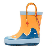 Bottes de pluie pour garçons enfants bottes en caoutchouc imperméables à imprimé animal