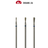 SHUANGJIA toutes tailles en forme de poire de haute qualité diamant moyen lisse la zone de cuticule foret à ongles diamant