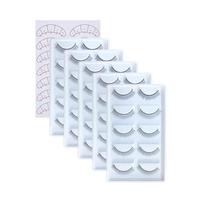 Vente en gros de fournitures de formation de cils, entraînement d'extensions de cils, bande complète, plateau d'entraînement