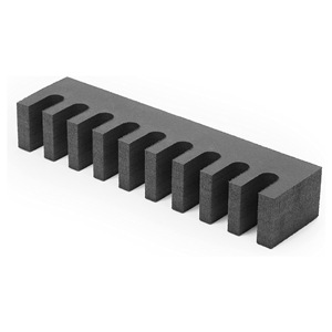 Tira de Partición de EVA Negra de 2-100 mm de Espesor, Anticolisión, Resistente a Impactos, Troquelada, para Fijación de Ranuras de Tarjetas en Cajas de Control Industrial - Product Image 2