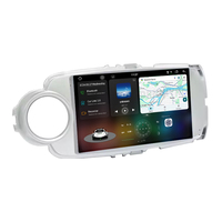 Autoradio multimédia 9 pouces avec écran 2K, DSP, 4G, GPS, 2.5D pour Toyota Yaris Vitz 2010-2018