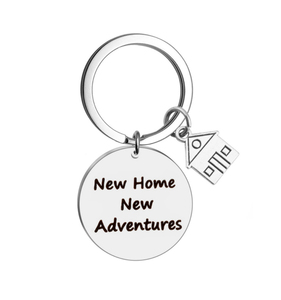 <strong>New</strong> <strong>Home</strong> <strong>New</strong> Adventures <strong>New</strong> Memories Keychain Customized Personalized <strong>New</strong> <strong>Home</strong> House Housewarming Gift <strong>Keyring</strong> - Product Image 2