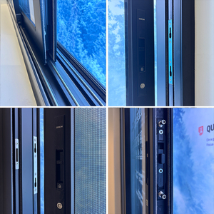 Derchi Hợp kim nhôm cửa sổ cửa nhà bên ngoài nhôm trượt cửa sổ cách âm đôi tráng men nhiệt phá vỡ cửa sổ - Product Image 3