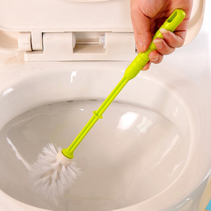 Toilet <b>Brush</b> Set With Base Thickened Plastic <b>Round</b> <b>Brush</b> For Bathroom Cleaning - Product Image 4