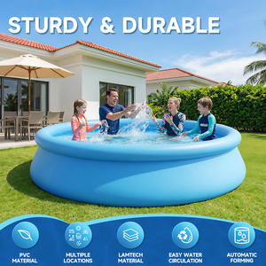 Piscine <span class=keywords><strong>gonflable</strong></span> ronde en forme de papillon pour l'extérieur, <span class=keywords><strong>grande</strong></span> piscine familiale pour adultes et enfants, grand bassin à <span class=keywords><strong>pataugeoire</strong></span> - Product Image 3