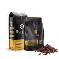 Sacs éco-compostables biodégradables d'emballage en PLA Ziplock Craft Kraft Paper Food Fruits secs Custom Stand up Pouch Sac d'emballage
