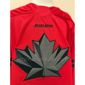 Maillot de hockey Connor McDavid 97 Sidney Crosby 87 Cale Makar 8 Rouge Noir Blanc Canada Uniforme d'équipe pour hommes - Product Image 5