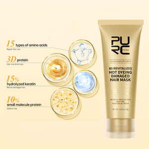 Mascarilla para el cabello acondicionadora reparadora de colágeno de queratina Etiqueta Privada mascarilla para el cabello con proteína <span class=keywords><strong>Ahir</strong></span> - Product Image 5