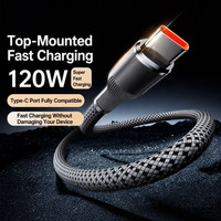 Câble de charge rapide 100W, connecteur en alliage de titane, nylon tressé haute densité, noyau en cuivre épaissi, transfert de données 480 Mbps