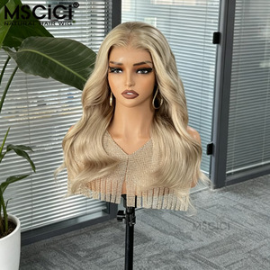 Peluca de Cabello Humano con Ondas Suaves, Movimiento Dinámico, Textura Suave y Rebote, Rendimiento Duradero, Peluca 100% Cabello Humano - Product Image 6