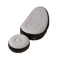 Canapé inclinable gonflable pliable et tendance avec dossier, idéal pour un design moderne et simple, pour l'extérieur, le bureau ou le camping