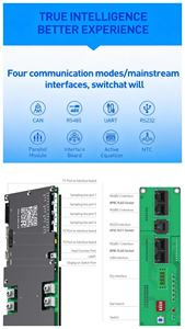 V19 Marché européen Nouveau JK PB2A16S20P BMS 48v 200A 150A 100A Batterie LiFePO4 Équilibrage actif 2A BMS pour onduleurs Growatt Deye Victron - Product Image 2