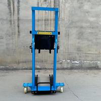 Chariot élévateur autoportant 1 tonne, semi-électrique, manuel, pour palettes, transpalette autoportant, machine de manutention portative – Vente chaude
