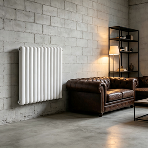 <span class=keywords><strong>Radiateur</strong></span> mural <span class=keywords><strong>horizontal</strong></span> double colonne blanc design anti-corrosion en acier inoxydable pour chauffage central domestique - Product Image 4