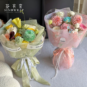 Sinowrap 2024 New Arrival Không Dệt Chất Liệu Lưới Mô Giấy Hoa Giấy Gói Giấy - Product Image 4