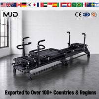 Machine de Pilates professionnelle pour entraînement intensif, Reformer de studio commercial avec tension réglable et poignées, ODM/OEM