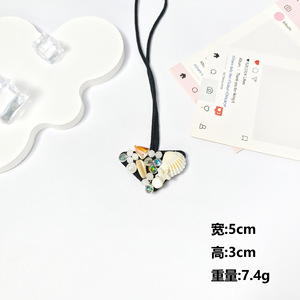 Bolso encanto hecho a mano con cuentas diamantes de imitación decorativo colgante encanto mar Animal Seastar Shell Seahorse pulpo para bolsas - Product Image 5