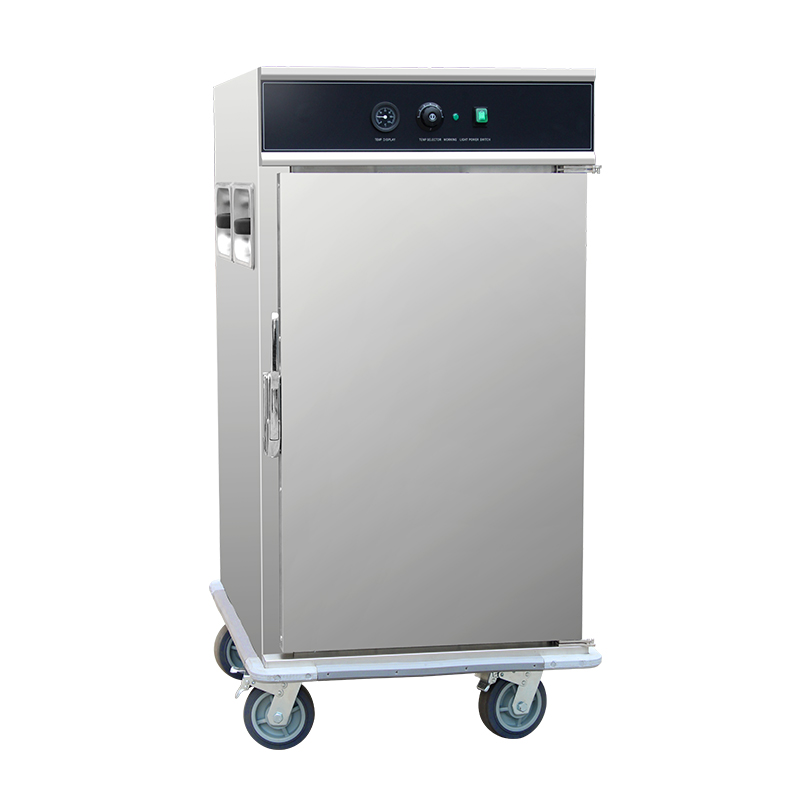 Stainless Steel Electric 6-Tray Heated Commercial Food Warmer Cart Smart Digital Control Adjustable Racks Energy Saving Holding