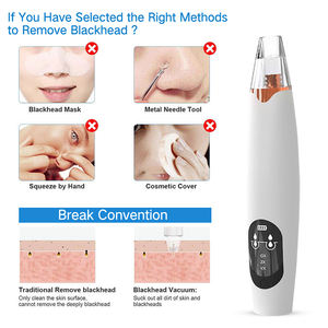 Appareil de nettoyage du visage pour l'élimination des points noirs, nettoyeur de pores électrique, aspirateur à points noirs, soin de la peau pour la zone du nez et du T - Product Image 4