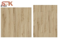Revêtement de sol LVT en PVC souple, résistant à l'usure, ignifuge, sans formaldéhyde, 2,0 mm, 3,0 mm, imitation bois, pour bureaux commerciaux