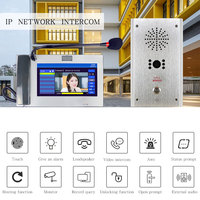Sistema de intercomunicación de red IP Software Centro de llamadas Teléfono con llamada Sistema de micrófono de paginación VOIP Terminal de intercomunicación SIP