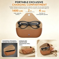 Lunettes intelligentes M02X Pro Max avec assistant vocal IA, traduction en temps réel, commande vocale tactile, appareil photo 32MP, lecteur de musique, appels téléphoniques