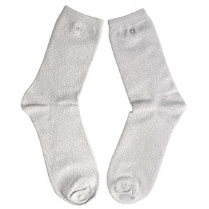 Tamanho livre Fisioterapia <span class=keywords><strong>TENS</strong></span> Condutive Garment Silver Fiber Eletrodo <span class=keywords><strong>Socks</strong></span> <span class=keywords><strong>Foot</strong></span> Massager Aliviar a dor <span class=keywords><strong>TENS</strong></span> Meias condutoras - Product Image 1