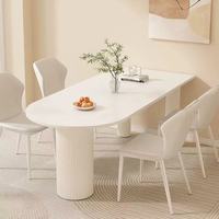 Table à manger de style moderne de haute qualité nouvelle conception de dalle de roche fabriquée en Chine pour meubles de maison pour salon ou appartement