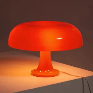 丹麦蘑菇LED台灯卧室床头咖啡店书房餐厅装饰照明室内装饰台灯