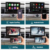 Décodeur sans fil Android Auto Carplay pour écran d'origine du véhicule, mise à niveau non endommagée pour Audi A8 (2012-2018) avec MMI 3G+