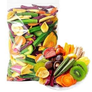 Snacks exotiques frits sous vide à basse température, fruits <span class=keywords><strong>et</strong></span> légumes séchés croustillants mélangés, nourriture saine - Product Image 6