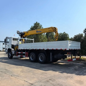משאית מנוף עם מנוף טלסקופי ישר 5-7 חלקים, 14 טון, דגם H3000 6x4, 10 גלגלים, משאית גרר עם מנוף טלסקופי ישר. - Product Image 1