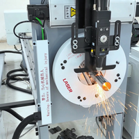 Machine de découpe laser CNC pour tubes en fibre métallique avec bibliothèque graphique intégrée, pour tubes en acier inoxydable, sans dessin, avec mandrin manuel
