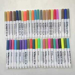 Nouvel ensemble de stylos à peinture acrylique Rock-Markers avec pointes réversibles, idéal pour la pierre, le bois et la céramique - Product Image 5