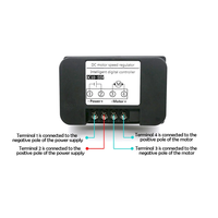 DC10-55V contrôleur de vitesse de moteur PWM intelligent 40A télécommande sans fil régulateur de moteur brossé régulateur de marche arrière positif